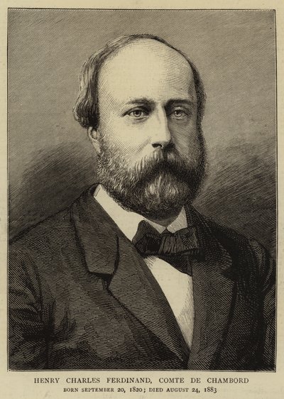Henry Charles Ferdinand, comte de Chambord - English School